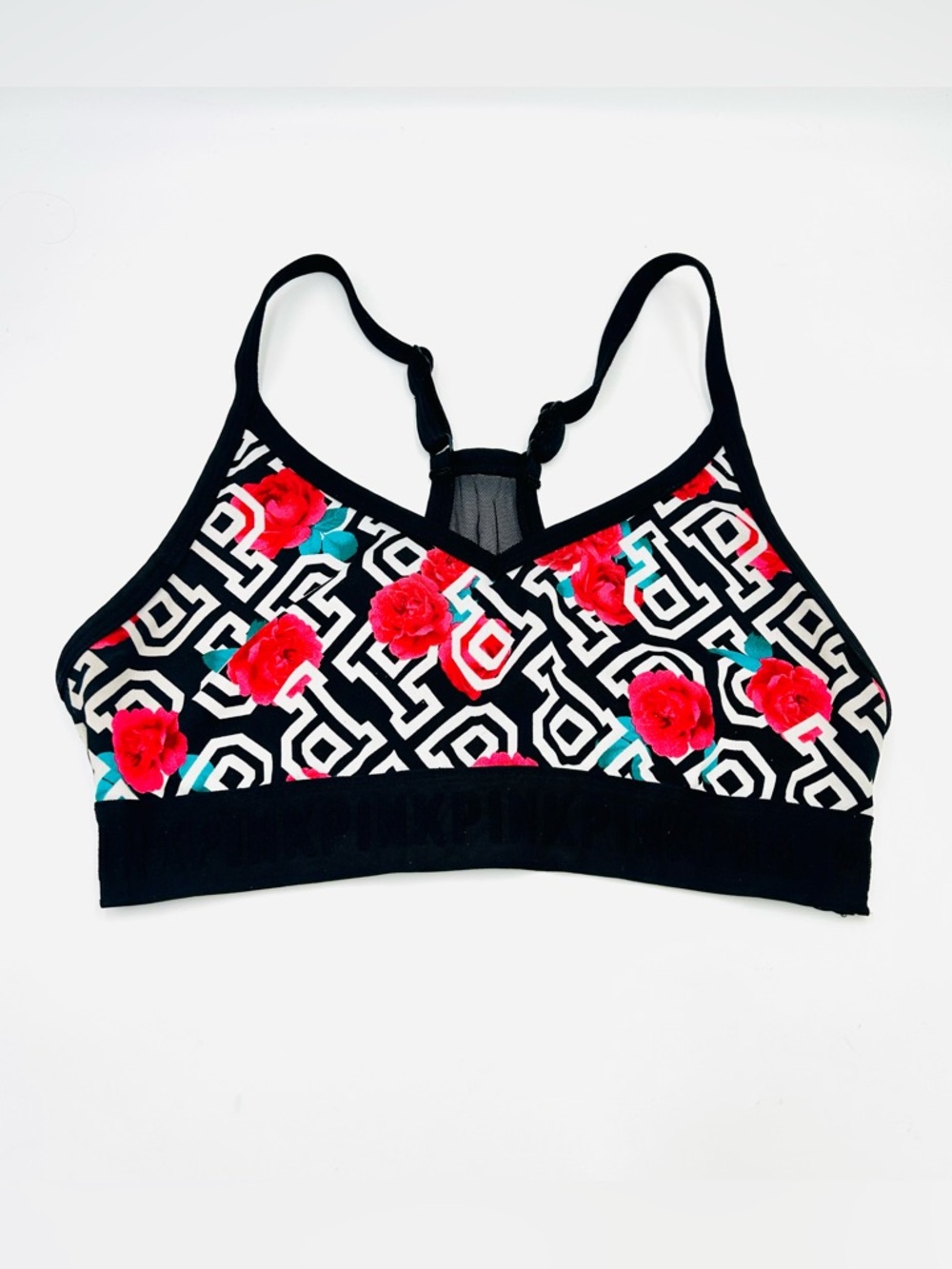 PINK by Victoria's Secret sports bra Ultimate floral sports bra women size S